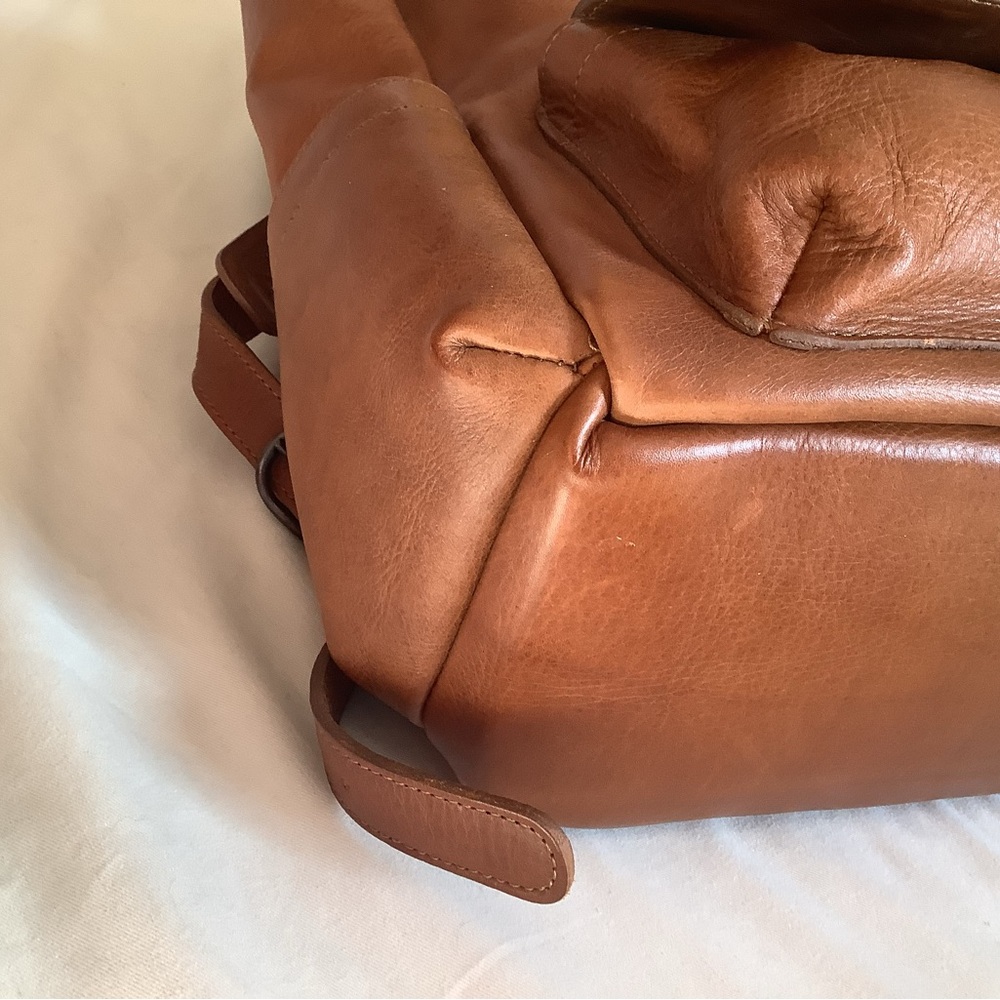 Brown Leather Backpack - image 11